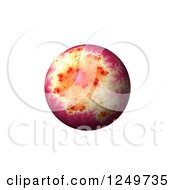 Poster, Art Print Of 3d Pink Mandelbrot Fractal Globe