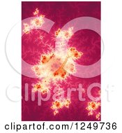 Clipart Of A Pink Mandelbrot Fractal Spiral Royalty Free Illustration
