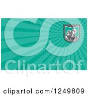 Clipart Of A Camera Man And Ray Business Card Design Royalty Free Illustration