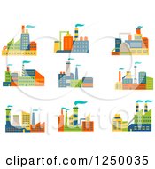 Poster, Art Print Of Colorful Factories