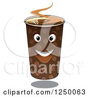 Poster, Art Print Of Take Out Coffee Cup Character