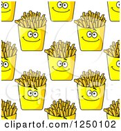 Poster, Art Print Of Seamless Background Pattern Of French Fries