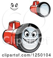 Clipart Of Flashlights Royalty Free Vector Illustration by Vector Tradition SM