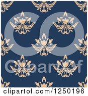 Poster, Art Print Of Seamless Background Pattern Of Floral