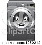 Clipart Of A Washing Machine Royalty Free Vector Illustration by Vector Tradition SM