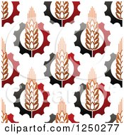 Clipart Of A Seamless Background Pattern Of Royalty Free Vector Illustration
