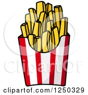 Poster, Art Print Of Box Of French Fries