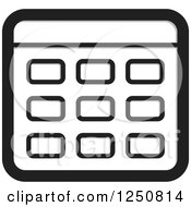 Poster, Art Print Of Grayscale Calculator