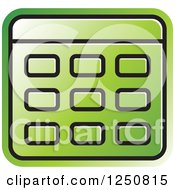 Poster, Art Print Of Green Calculator