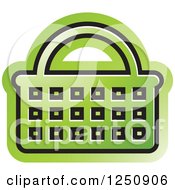 Green Shopping Basket Icon