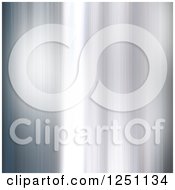 Clipart Of A Shiny Brushed Metal Background Royalty Free Illustration