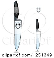 Clipart Of Knives Royalty Free Vector Illustration