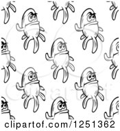 Clipart Of A Seamless Germ Background Pattern Royalty Free Vector Illustration