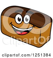 Poster, Art Print Of Loaf Of Wheat Bread Character