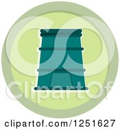 Round Green Vermiposting Composing Icon