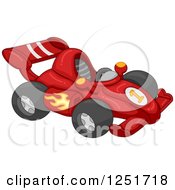 Poster, Art Print Of Red Race Car
