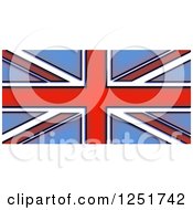 Poster, Art Print Of Stained Glass Union Jack Flag