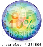 Poster, Art Print Of Reflective 10 Percent Off Icon