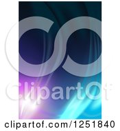 Clipart Of A Colorful Background Of Lights Royalty Free Vector Illustration by dero