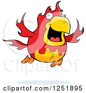 Flying Fire Bird Phoenix