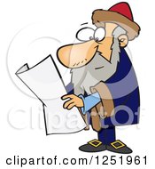 Poster, Art Print Of Cartoon Johannes Gutenberg