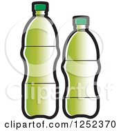 Poster, Art Print Of Green Water Bottles