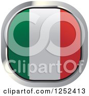 Poster, Art Print Of Square Italian Flag Icon