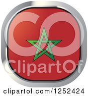 Poster, Art Print Of Square Moroccan Flag Icon