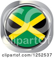 Poster, Art Print Of Round Jamaican Flag Icon