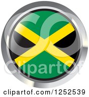 Poster, Art Print Of Round Jamaican Flag Icon 2