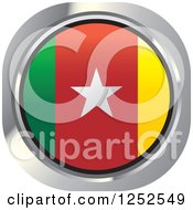 Round Cameroonian Flag Icon