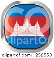 Poster, Art Print Of Square Cambodian Flag Icon