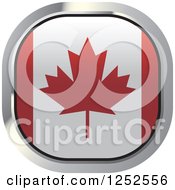 Poster, Art Print Of Square Canadian Flag Icon