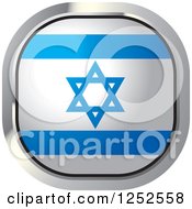 Poster, Art Print Of Square Israeli Flag Icon