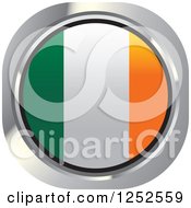 Poster, Art Print Of Round Irish Flag Icon