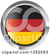Poster, Art Print Of Round German Flag Icon 2