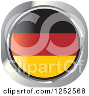 Poster, Art Print Of Round German Flag Icon