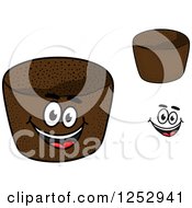 Clipart Of Rye Breads Royalty Free Vector Illustration