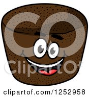 Clipart Of A Rye Bread Character Royalty Free Vector Illustration
