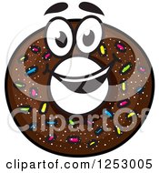 Poster, Art Print Of Chocolate Sprinkle Donut