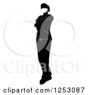 Clipart Of A Faceless Black And White Female Surgeon Or Nurse Royalty Free Vector Illustration