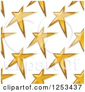 Poster, Art Print Of Seamless Background Pattern Of Stars