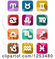 Poster, Art Print Of Colorful Astrology Star Sign Icons