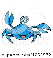 Poster, Art Print Of Waving Blue Crab