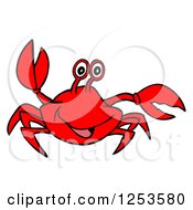 Poster, Art Print Of Waving Red Crab