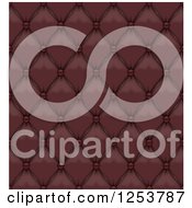 Poster, Art Print Of Seamless Background Of Brown Leather Upholstery