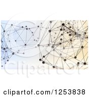 Clipart Of A 3d Abstract Network Royalty Free Illustration