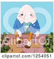 Poster, Art Print Of Humpty Dumpty The Egg Sitting On A Wall