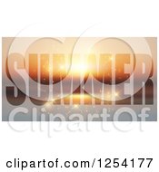 Poster, Art Print Of Summer Text With Sparkles