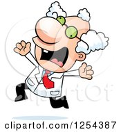 Poster, Art Print Of Mad Scientist Running Scared